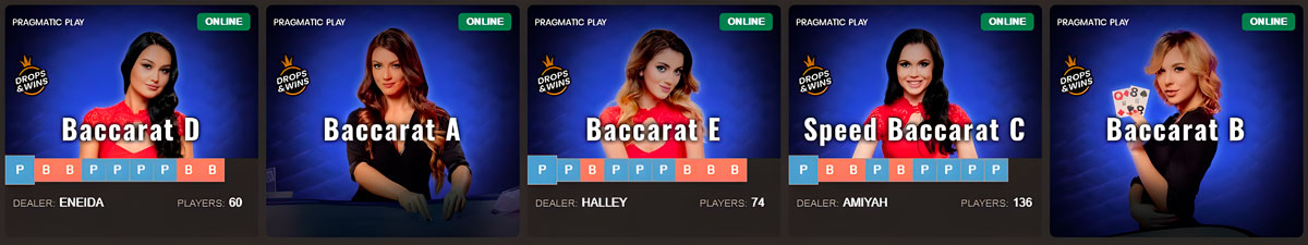 Baccarat en vivo