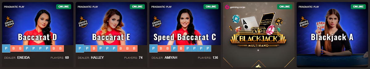 Live Casino All games